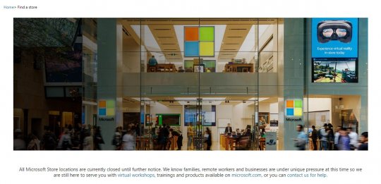 战略转型中 微软宣布关闭旗下82家零售实体店