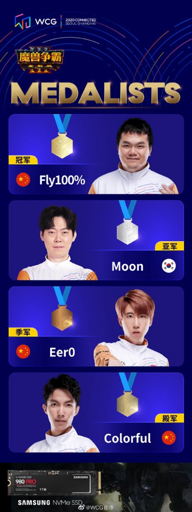 《魔兽争霸3》个人战总决赛 Fly 3-1 Moon夺冠
