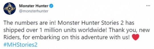 《怪物猎人物语2》总销量突破百万 第2弹更新8月5日上线