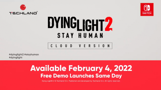 《消逝的光芒2》新宣传片 将推出Switch云玩版