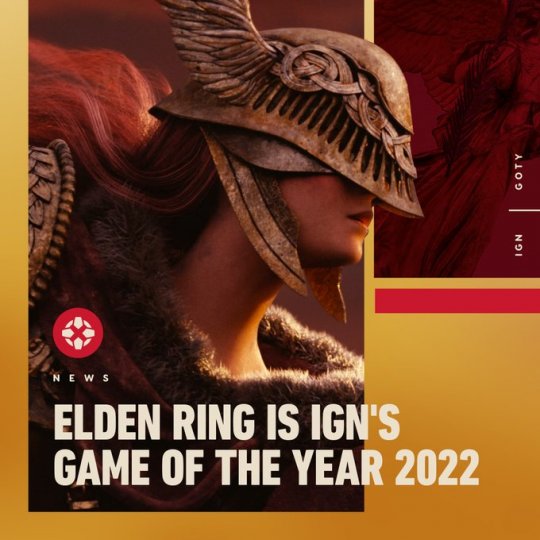 《艾尔登法环》力压群雄 夺得了今年IGN的年度游戏