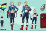 街头霸王6开发团队展示嘉米各种服装设计